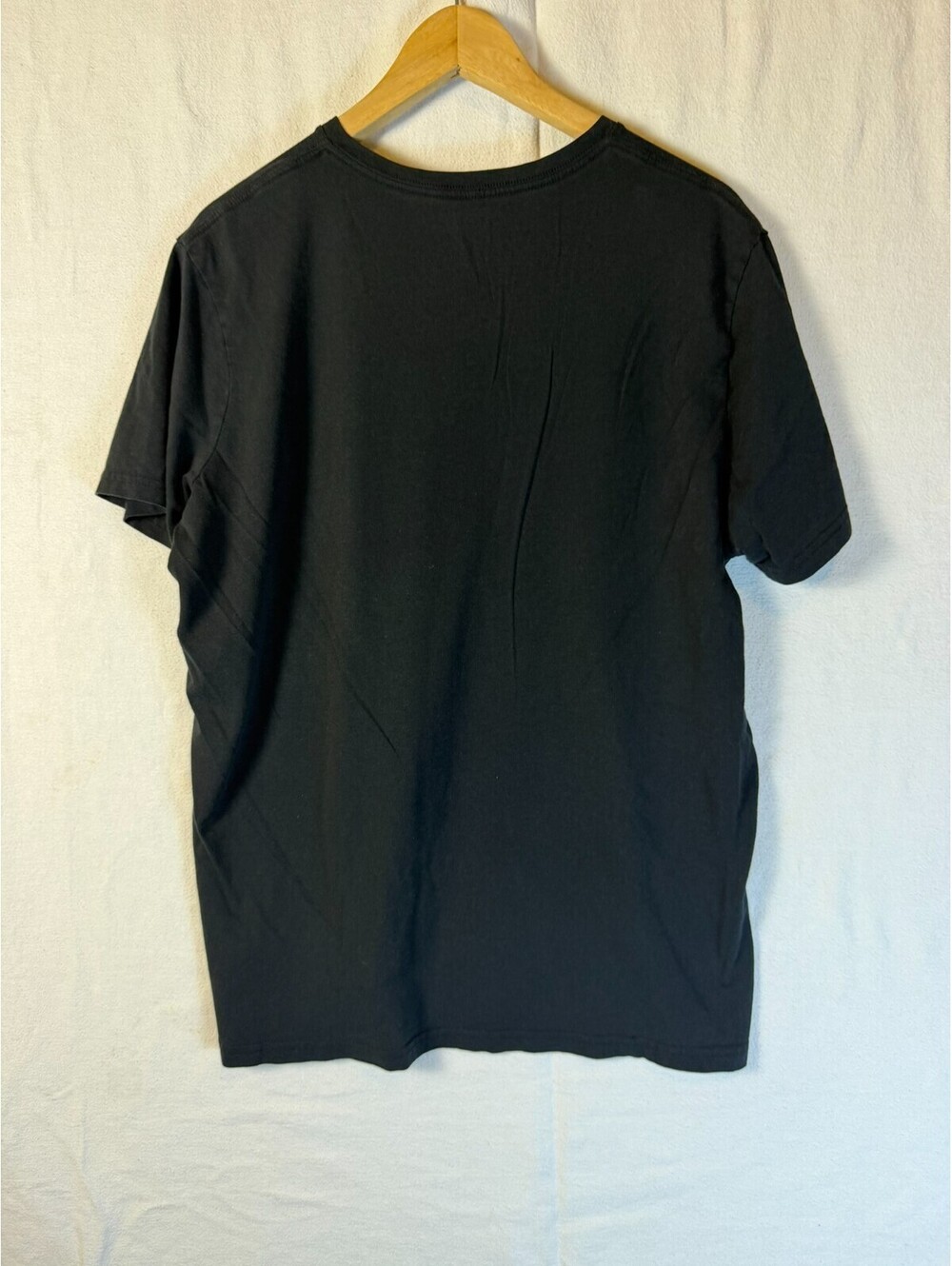 Mossimo Supply Co Mens XL Black V Neck T Shirt Plain Solid Short Sleeve Tee - Picture 6 of 6